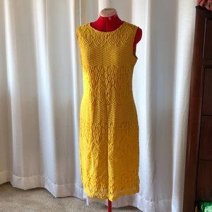 Yellow Knit Dress
